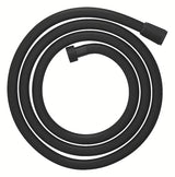 Wąż prysznicowy Grohe Silverflex 1750 mm w kolorze phantom black z obrotową nakrętką stożkową TwistStop