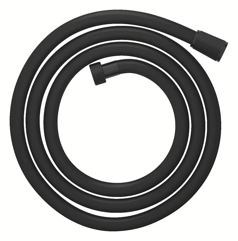 Wąż prysznicowy Grohe Silverflex 1750 mm w kolorze phantom black z obrotową nakrętką stożkową TwistStop