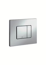 Przycisk spłukujący przycisk Grohe Skate Cosmopolitan w wykończeniu titanium/brilliant chrom z powłoką przeciw odciskom palców.