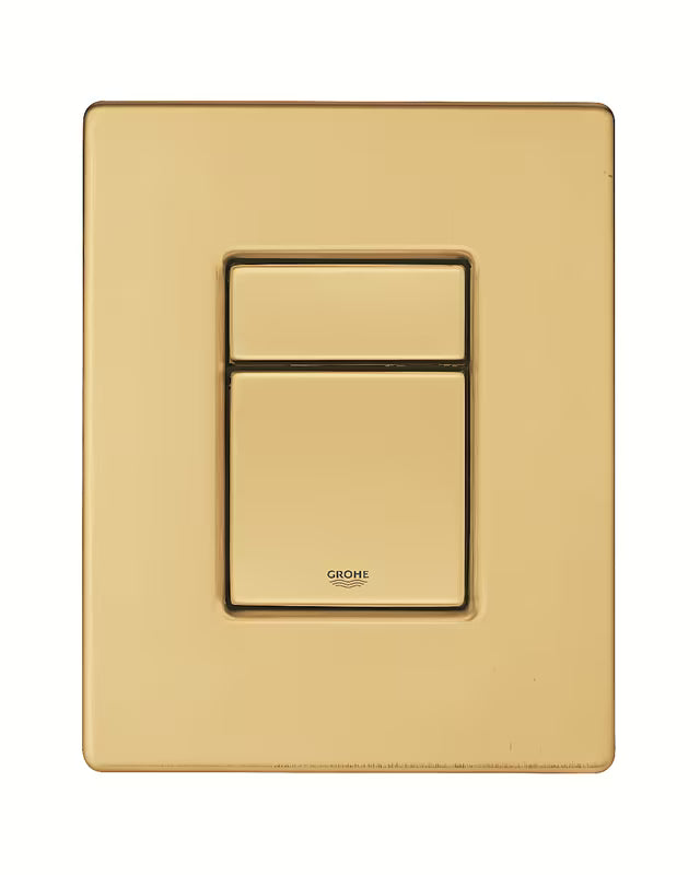 Przycisk spłukujący Grohe Skate Cosmopolitan w wykończeniu cool sunrise brushed pro spłukiwanie 2-funkcyjne lub start/stop.