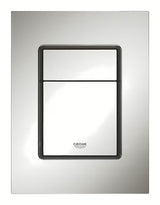 Spłukujący przycisk Grohe Skate Cosmopolitan S w matowym wykończeniu stainless pro stelaże podtynkowe