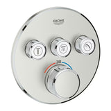 Grohe Grohtherm smartcontrol termostatyczna podtynkowa bateria prysznicowa w wykończeniu supersteel