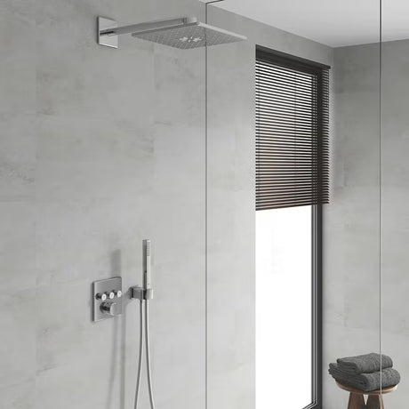 Podtynkowy system prysznicowy Grohe Smart Control w chromie z deszczownicą i słuchawką prysznicową
