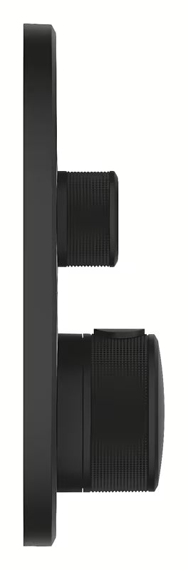 Podtynkowa bateria prysznicowa Grohe smartcontrol w wykończeniu phantom black z przyciskowym sterowaniem