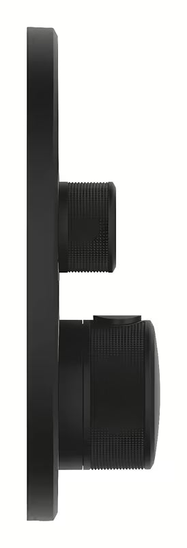 Podtynkowa bateria prysznicowa Grohe smartcontrol w wykończeniu phantom black z przyciskowym sterowaniem