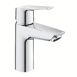 Chromowana jednouchwytowa bateria umywalkowa Grohe Start z klik-klak z oszczędnym perlatorem Grohe EcoJoy