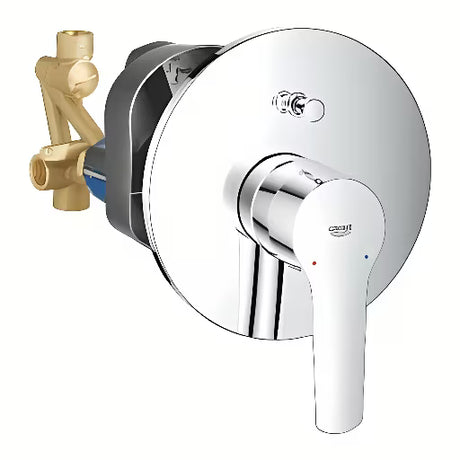 Grohe Start podtynkowa prysznicowa i bateria wannowa w wykończeniu chrom z dźwignią