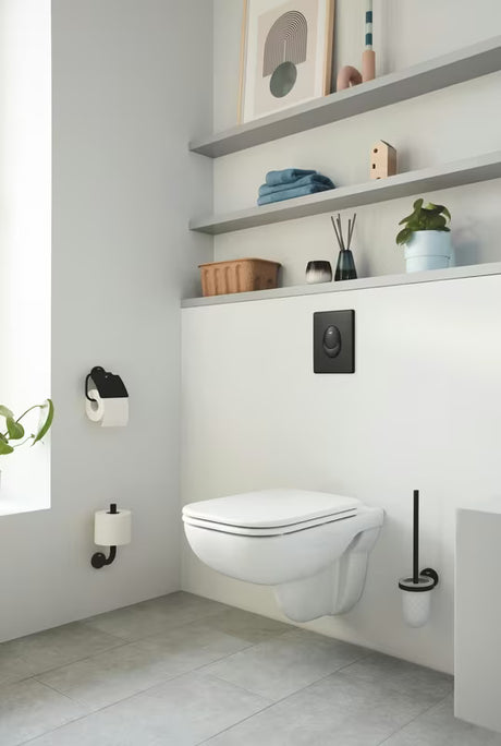 Grohe Start zapasowy uchwyt na papier toaletowy w matowej czerni, z ukrytym mocowaniem