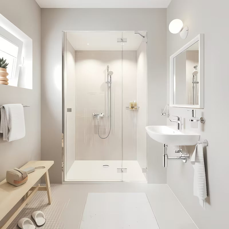 Chromowany uchwyt na ręczniki Grohe Start Cosmopolitan Accessories z ukrytym mocowaniem