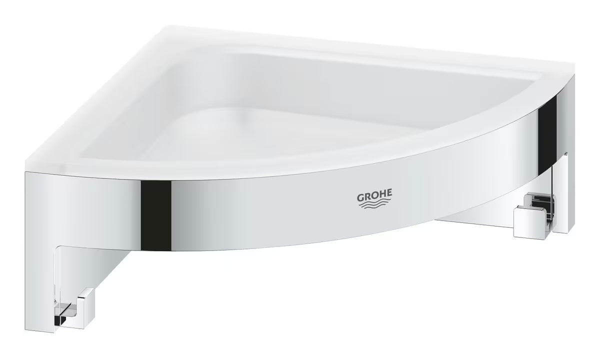 Półka narożna Grohe Start Cube Accessories w wykończeniu chrom