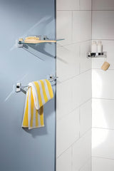 Półka narożna Grohe Start Cube Accessories w wykończeniu chrom