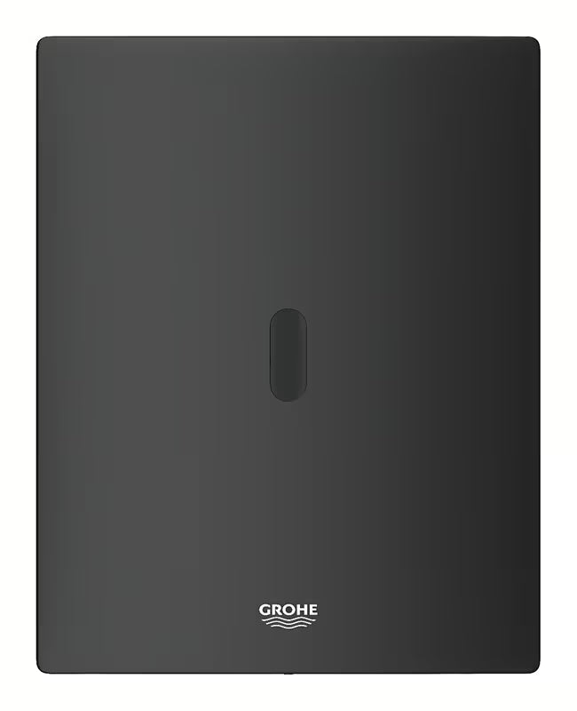 Grohe Tectron Bau E przycisk spłukujący phantom black z czujnikiem podczerwieni
