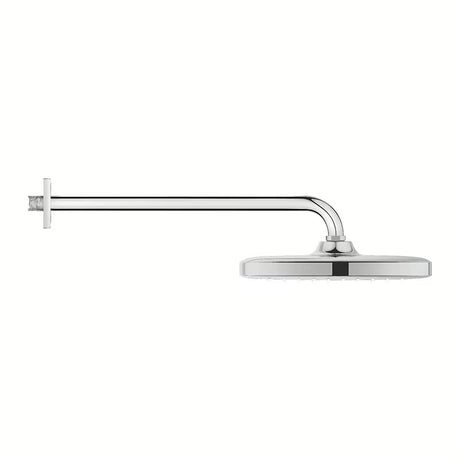 Chromowana deszczownica  Grohe Tempesta 250 Cube z ramieniem ściennym i strumieniem Rain