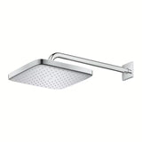 Chromowana deszczownica  Grohe Tempesta 250 Cube z ramieniem ściennym i strumieniem Rain