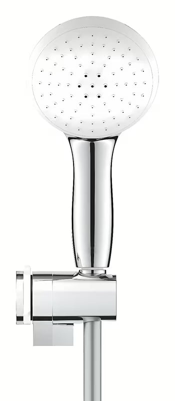 Chromowany wannowy zestaw prysznicowy Grohe Tempesta z prysznicem ręcznym Tempesta 110, wężem 1750 mm i uchwytem ściennym