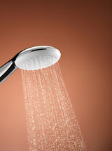Chromowana słuchawka prysznicowa Grohe Tempesta ze strumieniem Rain i technologią DreamSpray