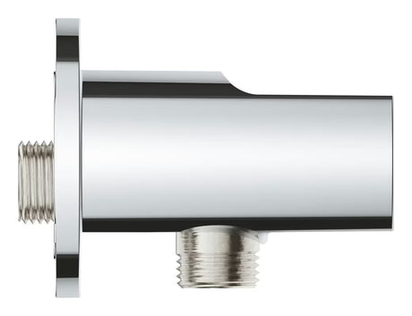 Grohe Tempesta przyłącze kątowe prysznice w chromie z uchwytem ściennym prysznice