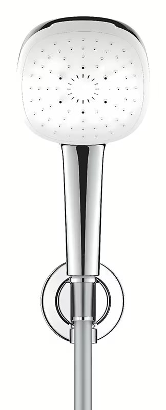 Grohe Tempesta Cube przyłącze kątowe w chromie z zestawem prysznicowym ze słuchawką prysznicową Tempesta Cube 110