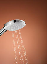 Grohe Tempesta Cube przyłącze kątowe w chromie z zestawem prysznicowym ze słuchawką prysznicową Tempesta Cube 110