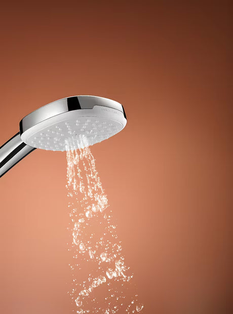 Grohe Tempesta Cube przyłącze kątowe w chromie z zestawem prysznicowym ze słuchawką prysznicową Tempesta Cube 110