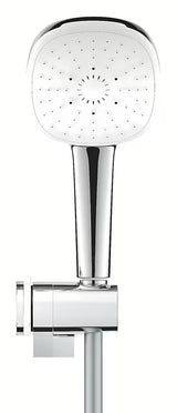 Grohe Tempesta Cube bateria wannowa zestaw prysznicowy w kolorze chrom z słuchawką prysznicową, wężem 1750 mm i uchwytem ściennym