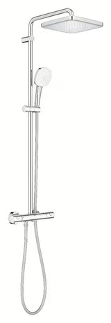 System prysznicowy Grohe Tempesta Cube System z baterią termostatyczną w chromie, z deszczownicą i słuchawką prysznicową