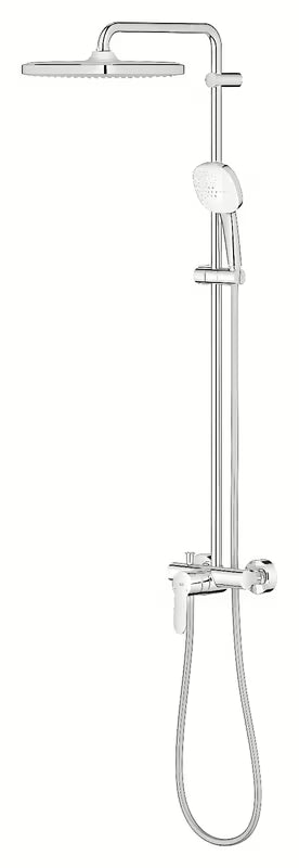 System prysznicowy Grohe Tempesta Cube System w chromie z deszczownicą i słuchawką prysznicową