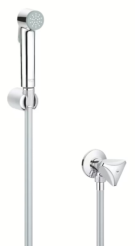 Prysznic bidetowy Grohe Tempesta-F Trigger Spray w chromie z przyciskiem sterującym i uchwytem ściennym