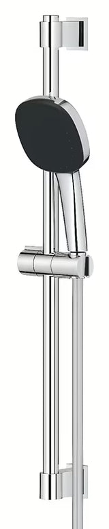 Chromowany zestaw prysznicowy Grohe Vitalio Comfort z słuchawką prysznicową, drążkiem i wężem prysznicowym