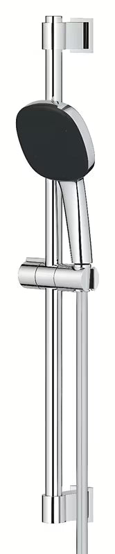 Chromowany zestaw prysznicowy Grohe Vitalio Comfort ze słuchawką prysznicową, drążkiem i wężem prysznicowym
