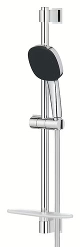 Grohe Vitalio Comfort chromowy zestaw prysznicowy ze słuchawką prysznicową, drążkiem, wężem i półką