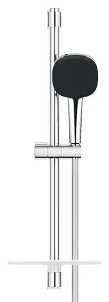 Grohe Vitalio Comfort chromowy zestaw prysznicowy ze słuchawką prysznicową, drążkiem, wężem i półką