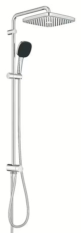 System prysznicowy Grohe Vitalio Comfort System w chromie z deszczownicą i słuchawką prysznicową