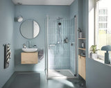 System prysznicowy Grohe Vitalio Comfort System w chromie z deszczownicą i słuchawką prysznicową