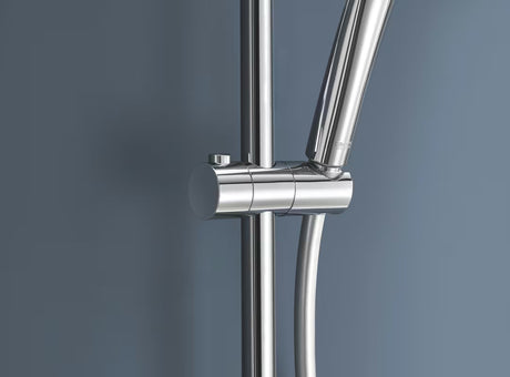 System prysznicowy Grohe Vitalio Joy XXL 310 z termostatem w chromie, z deszczownicą i słuchawką prysznicową