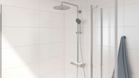 System prysznicowy Grohe Vitalio Joy 260 z baterią termostatyczną w chromie