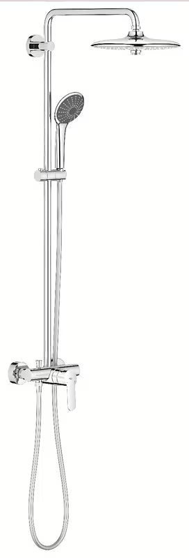 System prysznicowy Grohe Vitalio Joy 260 w chromie z deszczownicą 260 mm i słuchawką prysznicową 110 mm