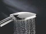 Chromowana słuchawka prysznicowa Grohe Vitalio 130 SmartActive Cube z trzema strumieniami i sterowaniem SmartTip