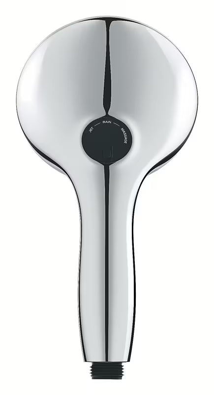 Chromowana słuchawka prysznicowa Grohe Vitalio Start z trzema strumieniami Rain, Jet i Massage