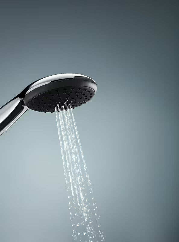 Chromowa słuchawka prysznicowa Grohe Vitalio Start, słuchawka prysznicowa z dwoma strumieniami Rain i Jet