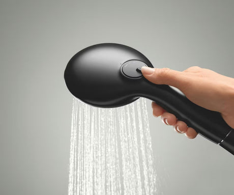 Słuchawka prysznicowa Grohe Vitalio Start 110 w matowej czerni z dwoma strumieniami Rain i Jet