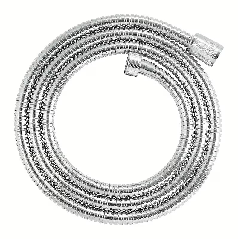 Metalowy wąż prysznicowy Grohe vitalioflex Metal 1750 mm w chromowanym wykończeniu z ochroną AntiFold.