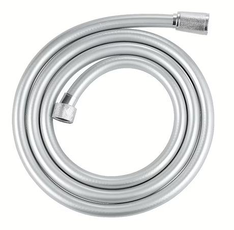 Chromowany wąż prysznicowy Grohe vitalioflex Silver 1750 mm z funkcją TwistStop i ochroną AntiFold