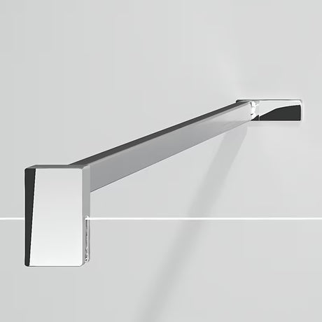 Ścianka prysznicowa Walk‑in- Hüppe Design pure 90 cm w wykończeniu chrom połysk z przezroczystym szkłem