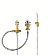 Element podtynkowy Hansgrohe pro do 3-otworowej baterii wannowej na brzeg wanny z uchwytem prysznicowym i wężem