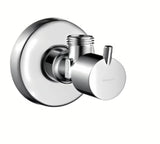 Zawór kątowy Hansgrohe ze standardowym przyłączem G 1/2 na G 3/8