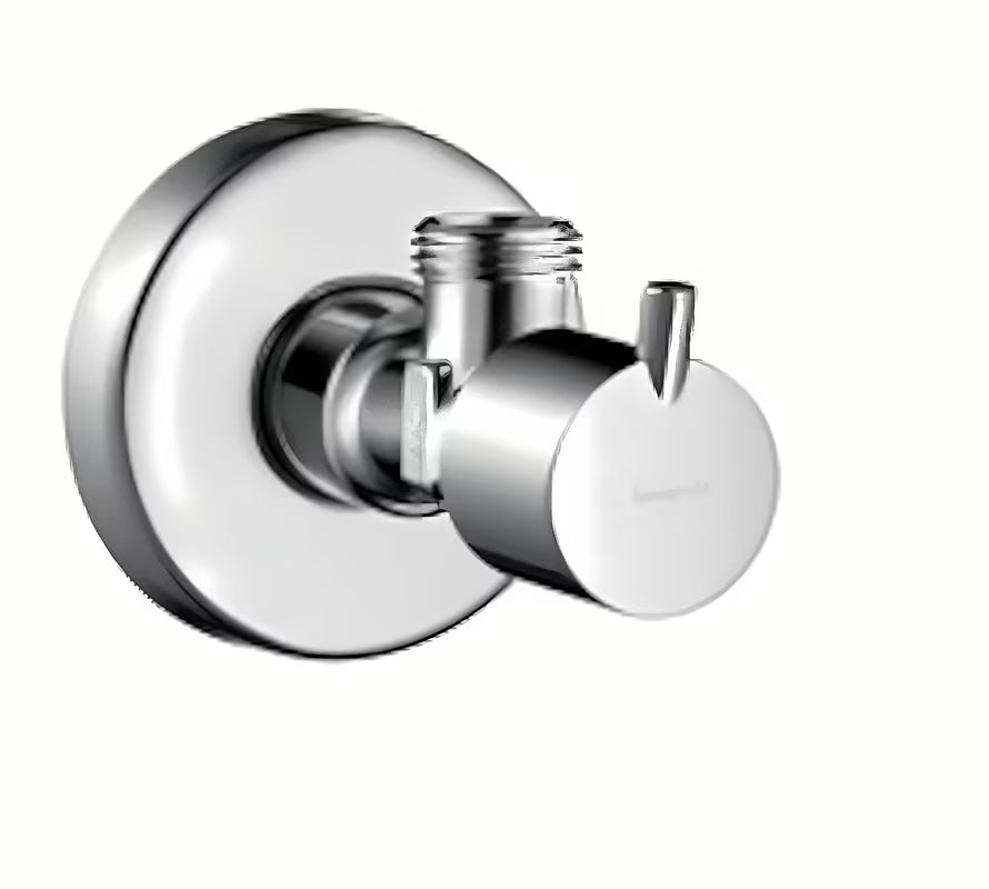 Zawór kątowy Hansgrohe ze standardowym przyłączem G 1/2 na G 3/8