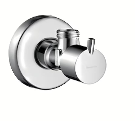 Zawór kątowy Hansgrohe ze standardowym przyłączem G 1/2 na G 3/8