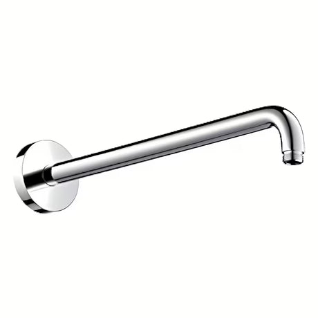 Chromowane ścienne ramię prysznicowe hansgrohe 38,9 cm z okrągłą rozetą pro do deszczownicy