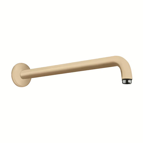Ramię prysznicowe Hansgrohe w szczotkowanym brązie pro montaż ścienny, długość 389 mm.